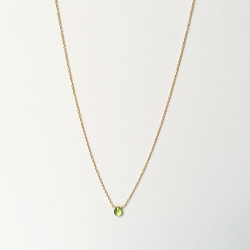Peridot necklace #BU16002 - LOVEinJEWEL