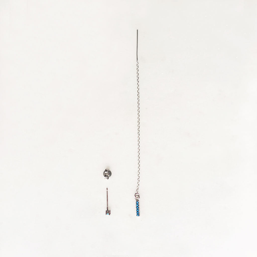 Wes earrings turquoise #FT16003 - LOVEinJEWEL