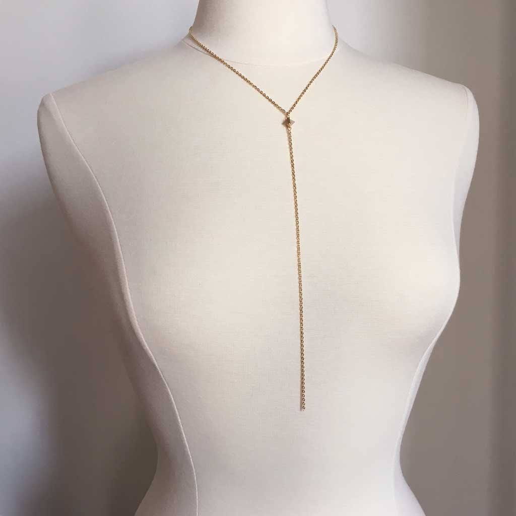 Isla necklace with quartz #FT16006 - LOVEinJEWEL