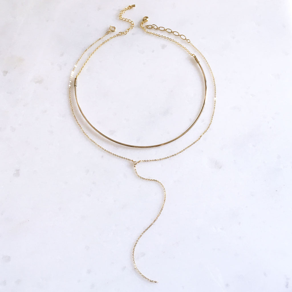 Astrid lariat choker #FT17002