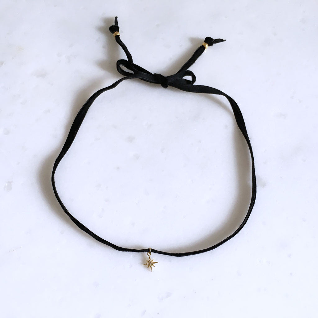 Hazel choker black color #FT17003