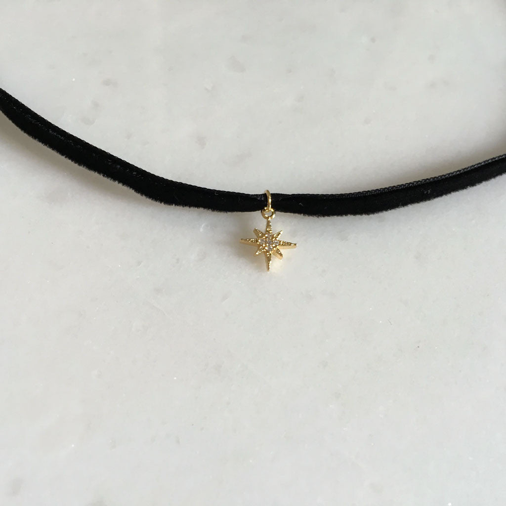 Hazel choker black color #FT17003