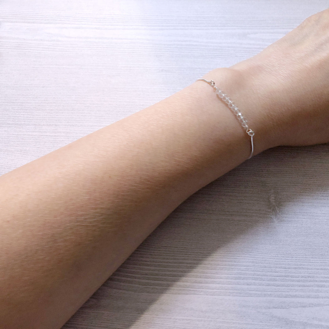 April Crystal Quartz bracelet #LJ18004