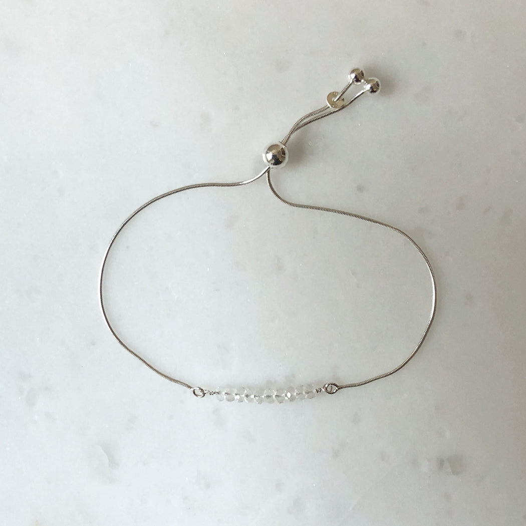 April Crystal Quartz bracelet #LJ18004