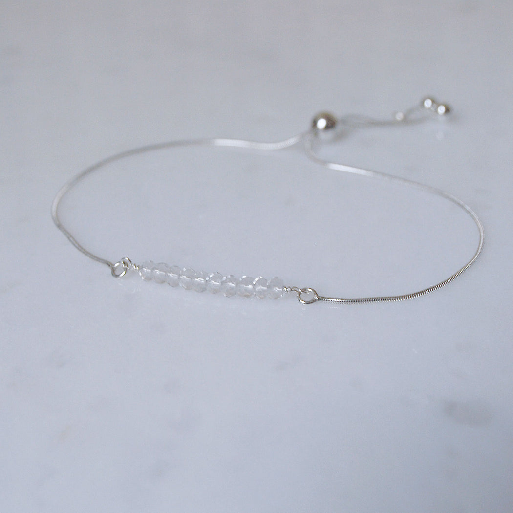 April Crystal Quartz bracelet #LJ18004