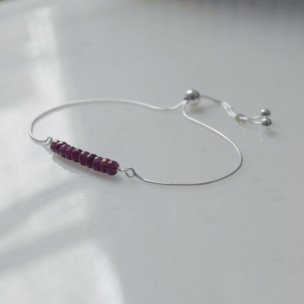 July Ruby bracelet #LJ18007