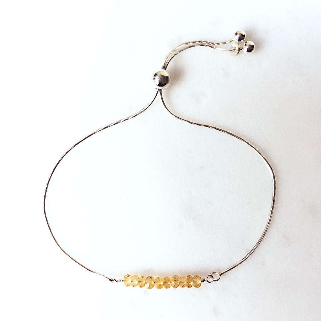 November Citrine bracelet #LJ18011