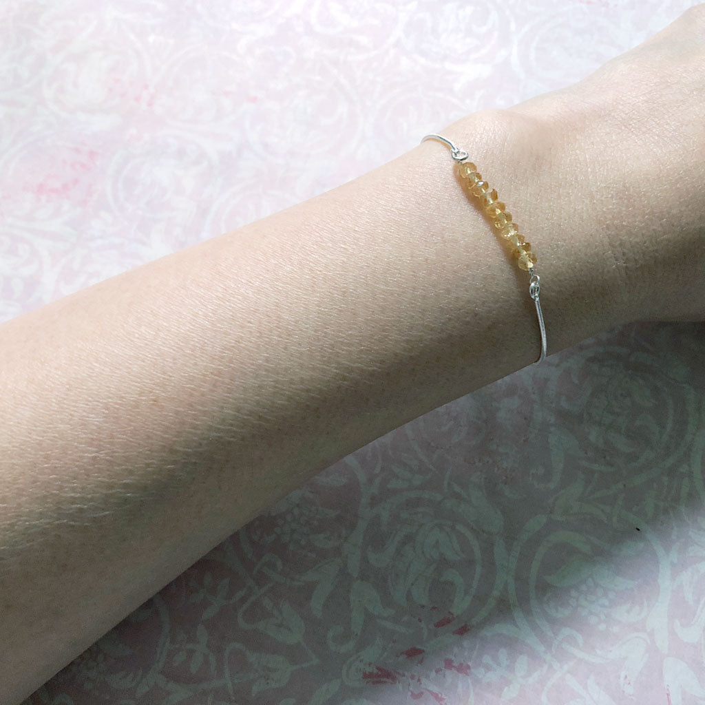 November Citrine bracelet #LJ18011