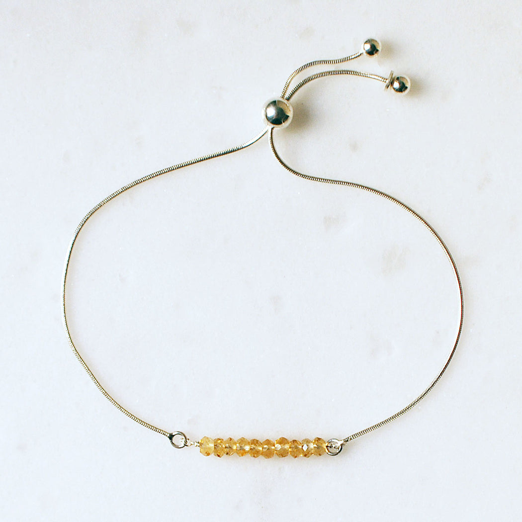 November Citrine bracelet #LJ18011
