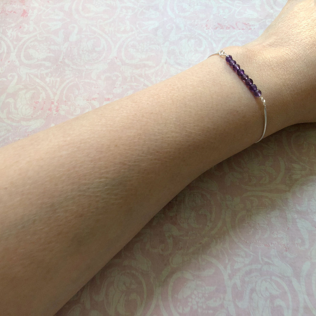 February Amethyst bracelet #LJ18002
