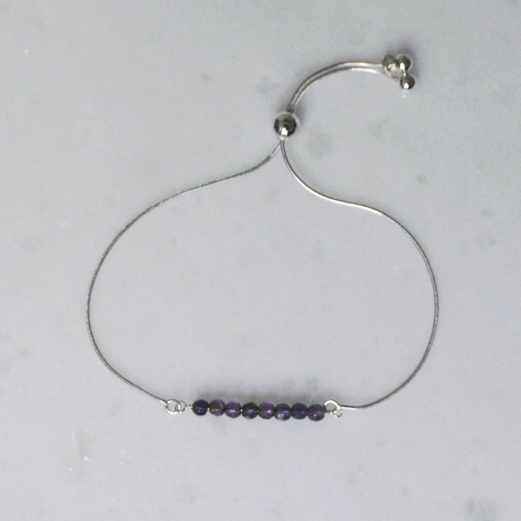 February Amethyst bracelet #LJ18002