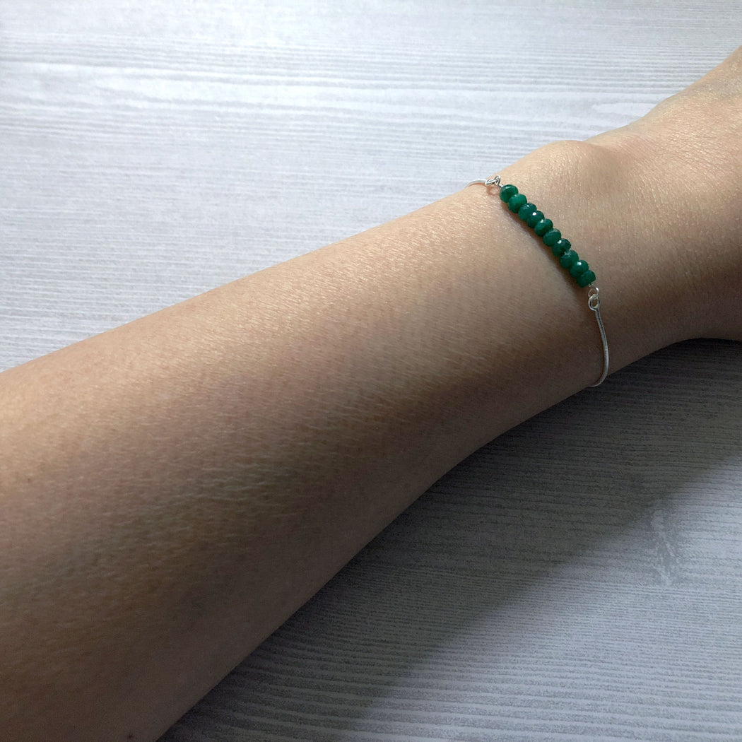 May Emerald bracelet #LJ18005