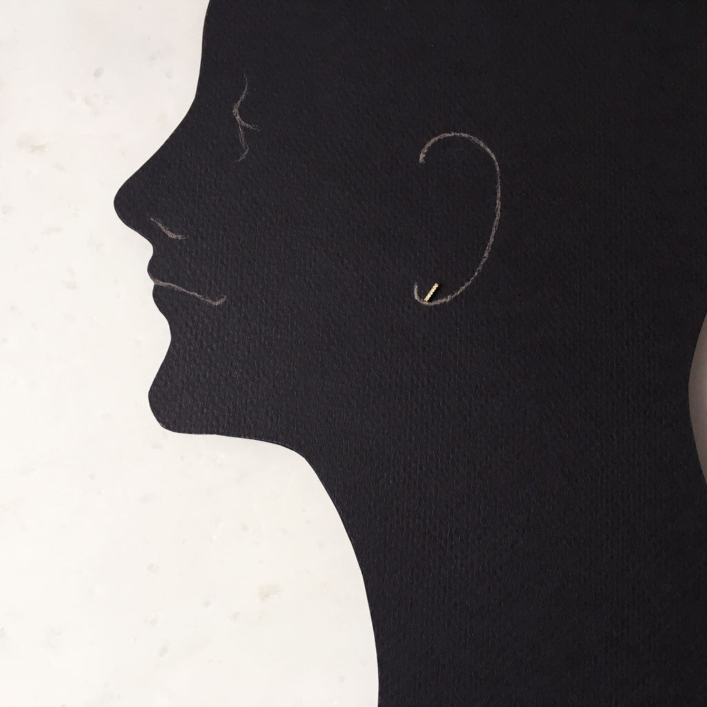 Stick earrings #TA16002 - LOVEinJEWEL