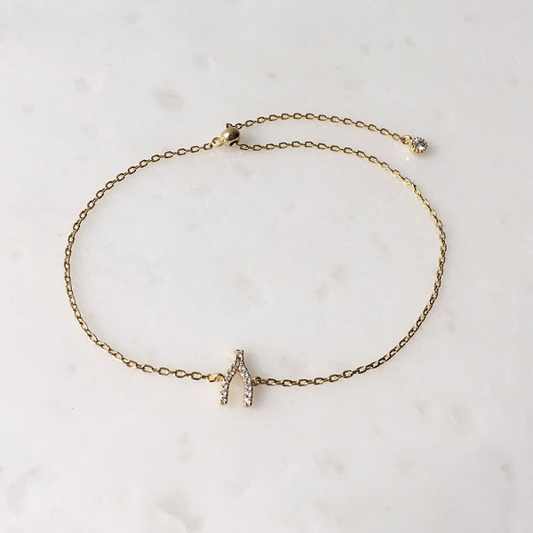 Wishbone bracelet #HC16006 - LOVEinJEWEL