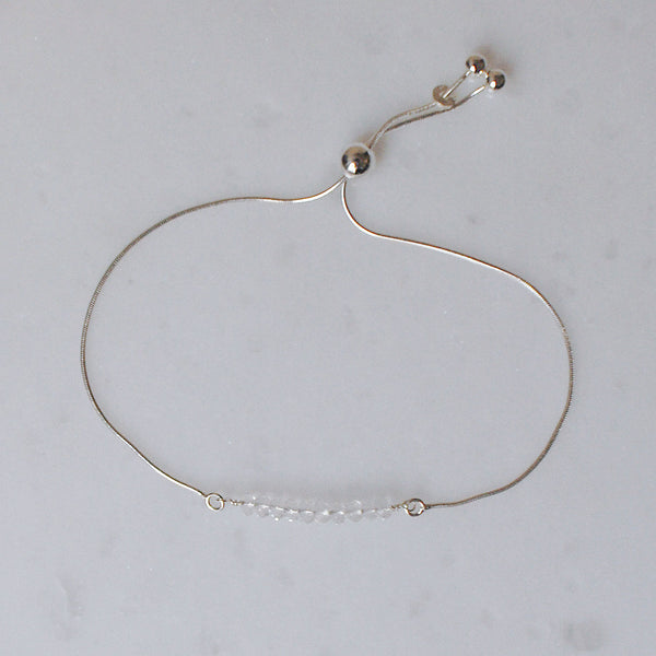 April Crystal Quartz bracelet #LJ18004