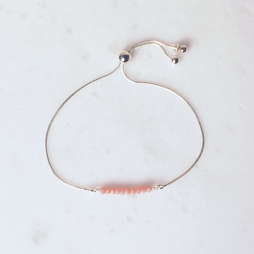 October Pink Opal bracelet #LJ18010