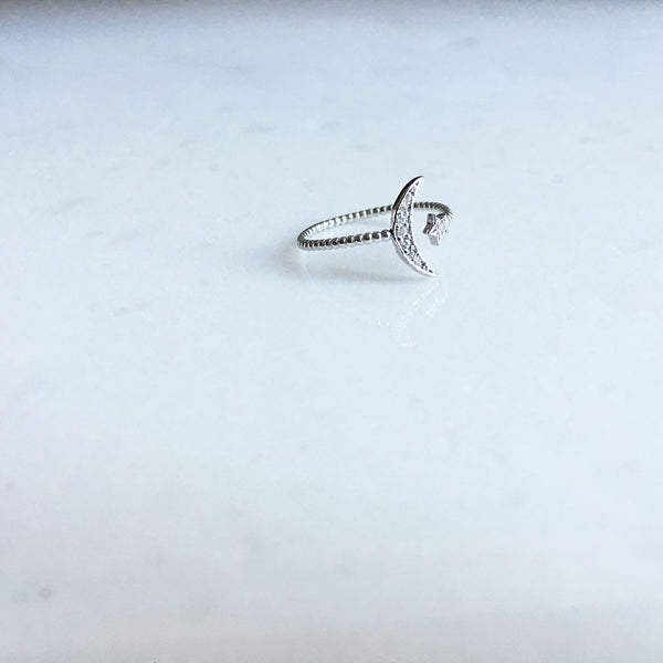 Moon & Star Ring SS #MG16004