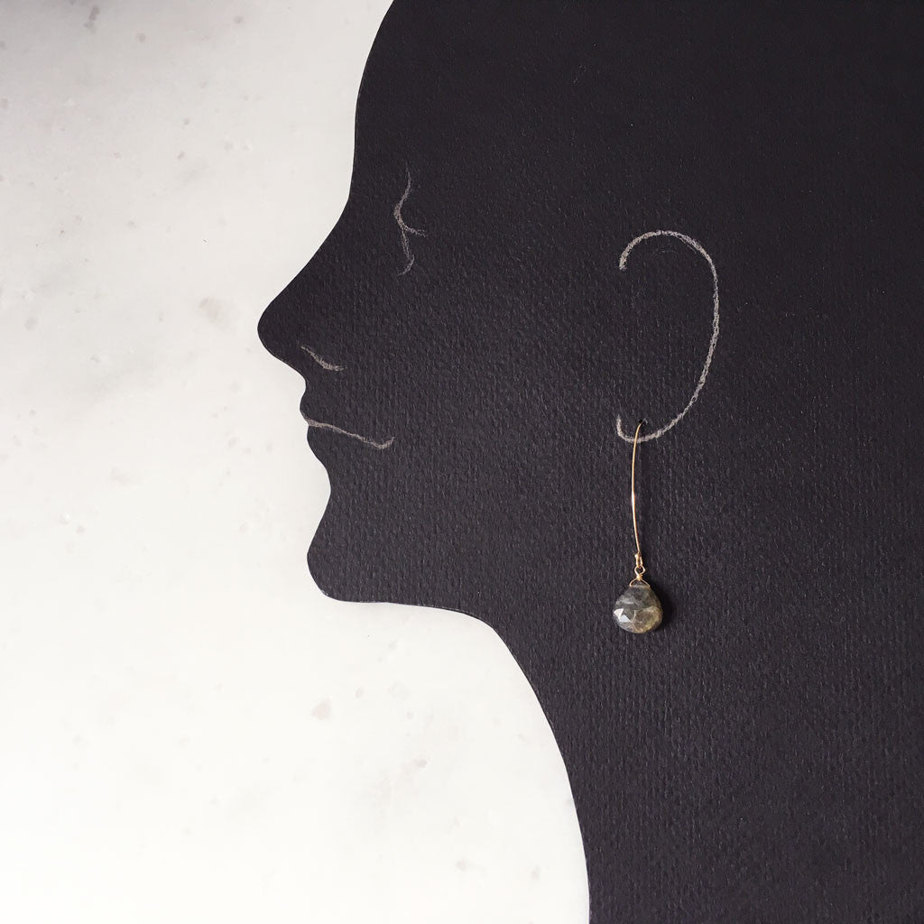 Labradorite earrings #TR16009 - LOVEinJEWEL